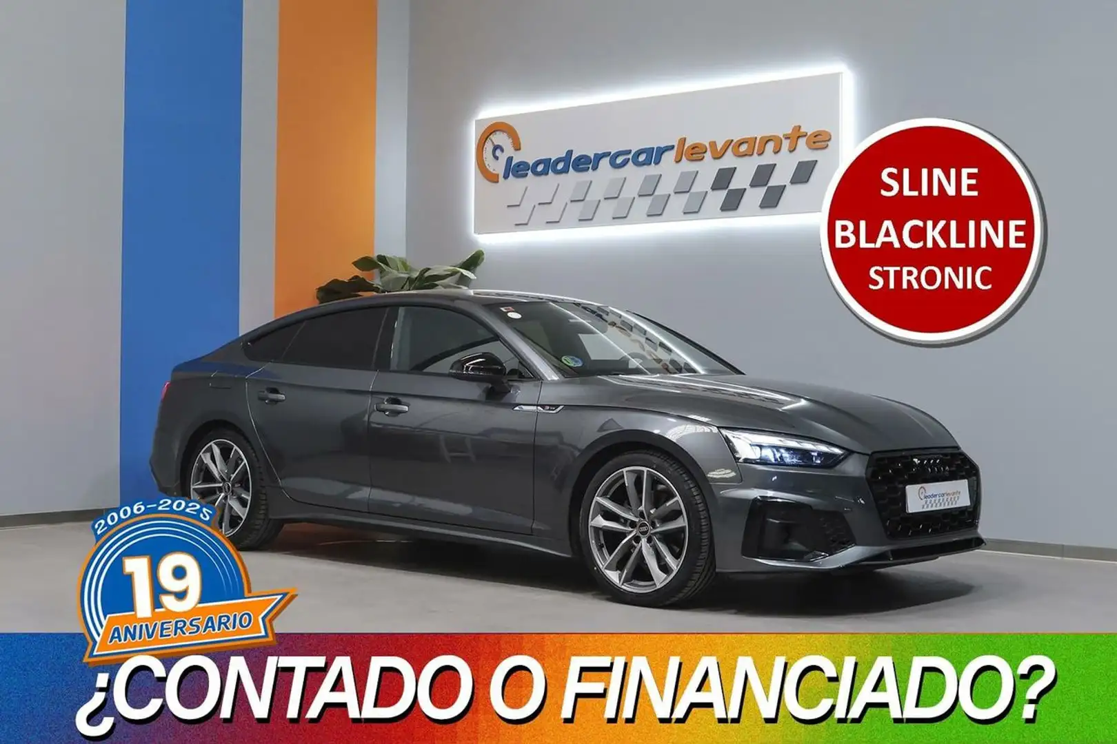 Audi A5 SPORTBACK BLACKLINE 35 TDI 163CV STRONIC Grijs - 1