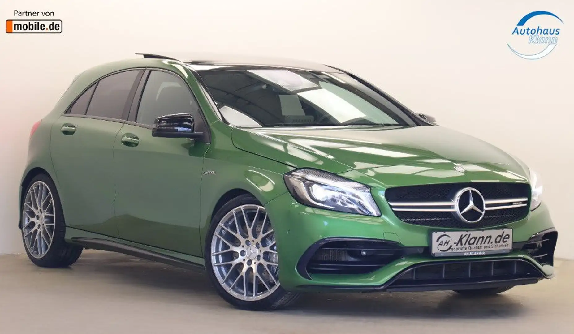 Mercedes-Benz A 45 AMG 381PS 4Matic Carplay Memory Pano PAGA Green - 1