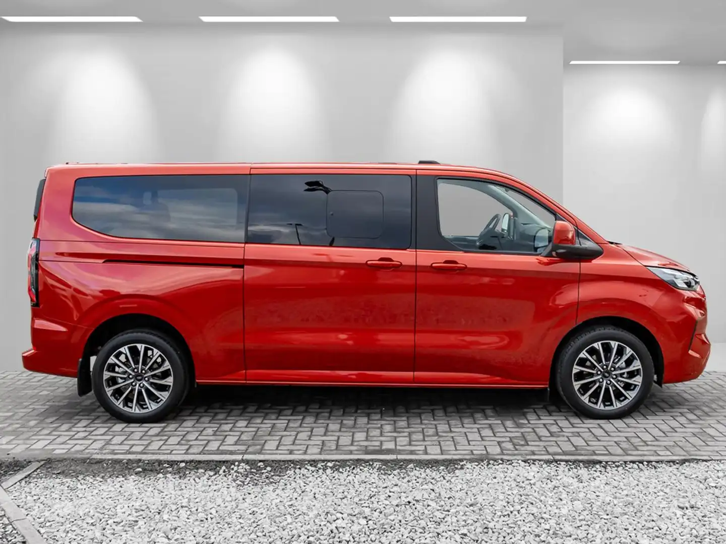 Ford Tourneo Custom L2 Titanium X 8S 5Jahre+Leder+Navi+360+19Z+ACC+Ind Czerwony - 2