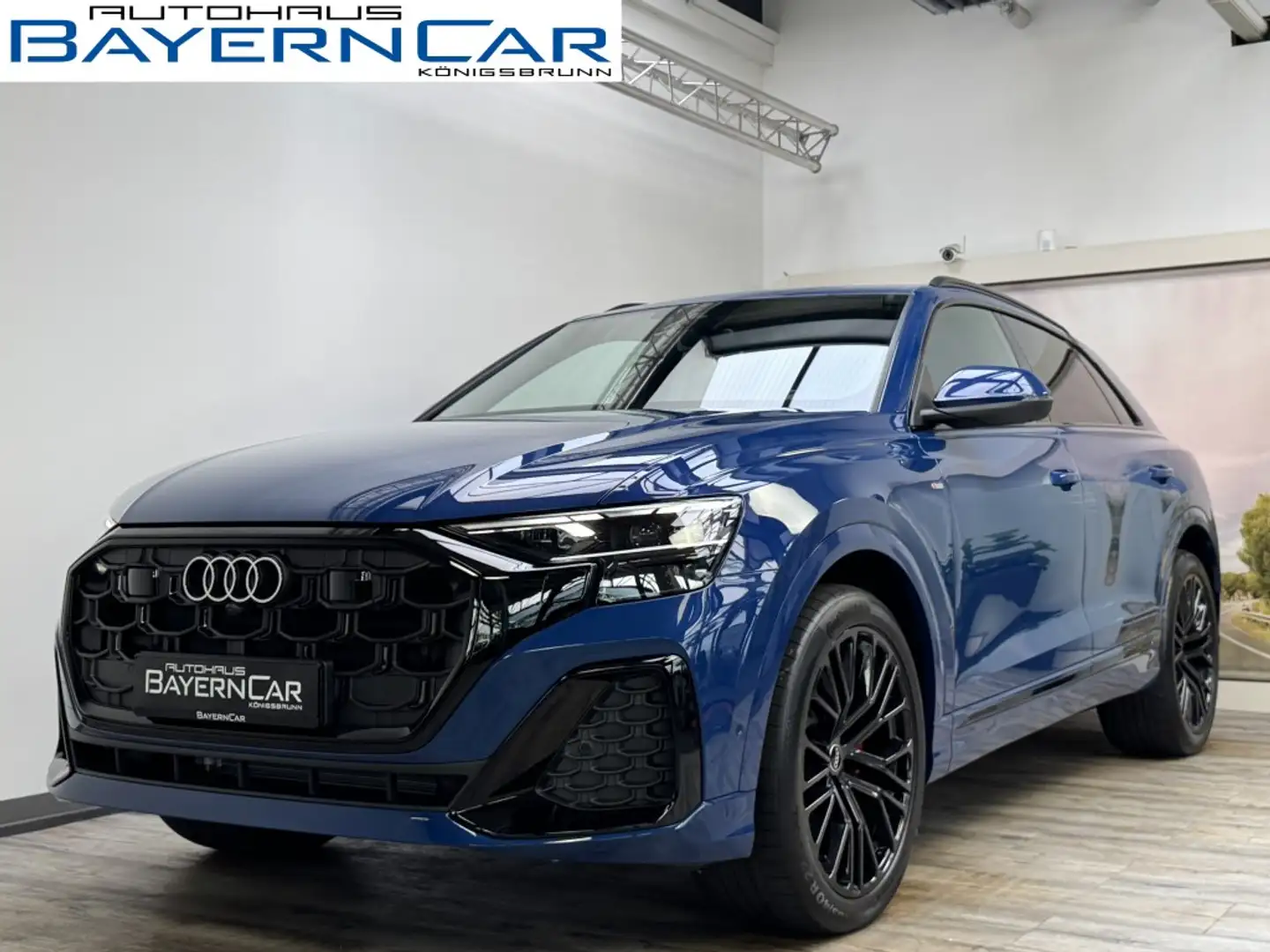 Audi Q8 50TDI AHK SLine OLED Matrix HeadUp Sonderlack Azul - 1