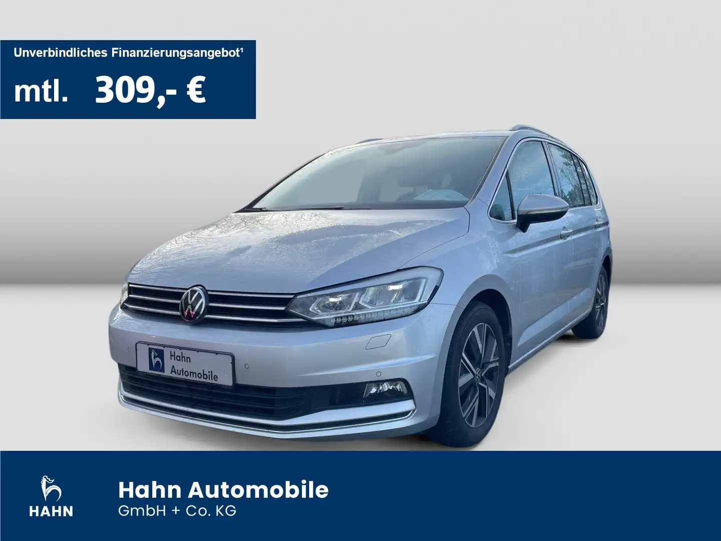 Volkswagen Touran Highline 2.0TDI DSG AHK LED Navi App-Conn Silber - 1