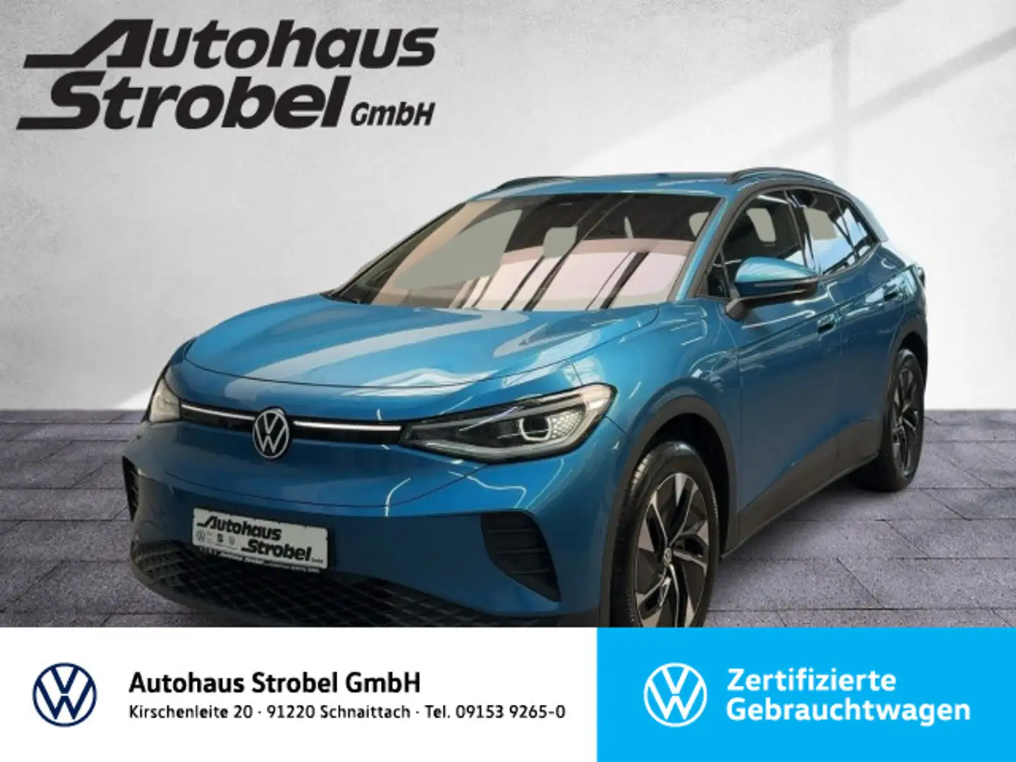 Volkswagen ID.4 Pro ab 0,99% Wärmep. AHK Head-up LED-Matrix Blau - 1