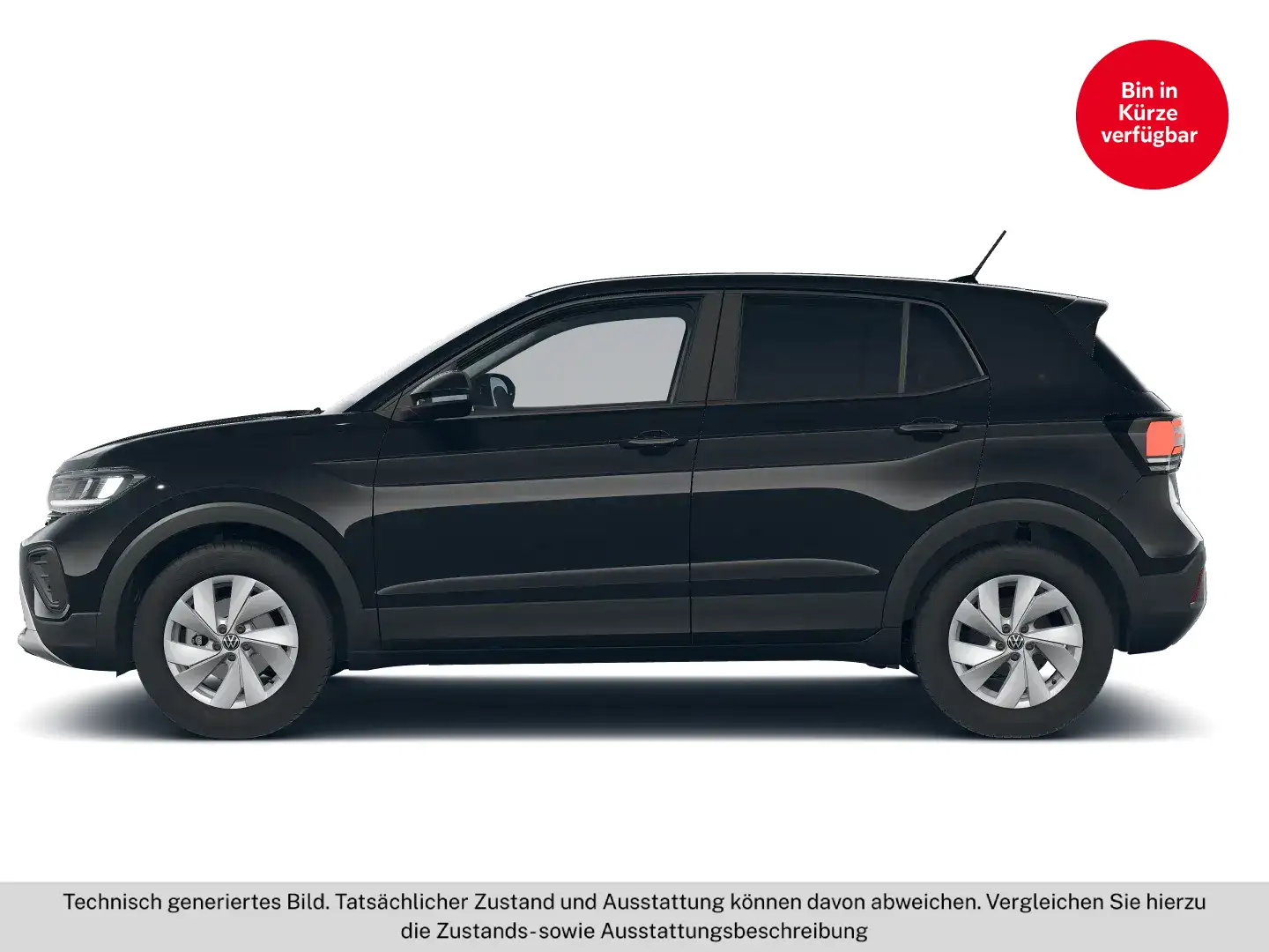 Volkswagen T-Cross 4Me TSI Schwarz - 2