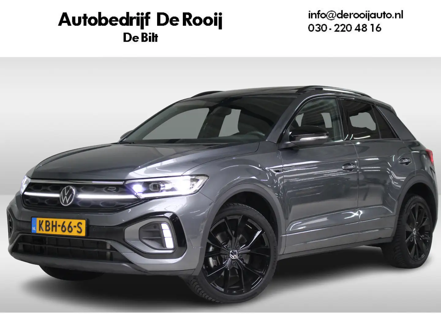Volkswagen T-Roc 1.5 TSI R-Line DSG Blackstyle Panoramadak | Camera Grau - 1