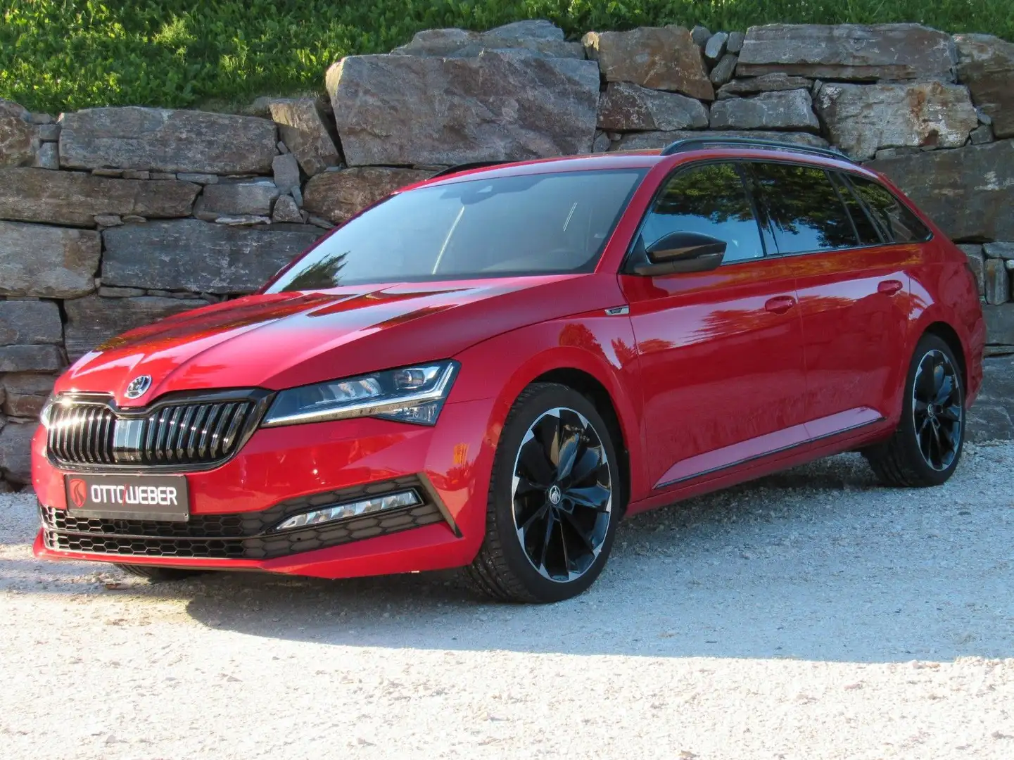 Skoda Superb 2.0 TDI 4x4 SPORTLINE COMBI 360° PANORAMA Rouge - 1