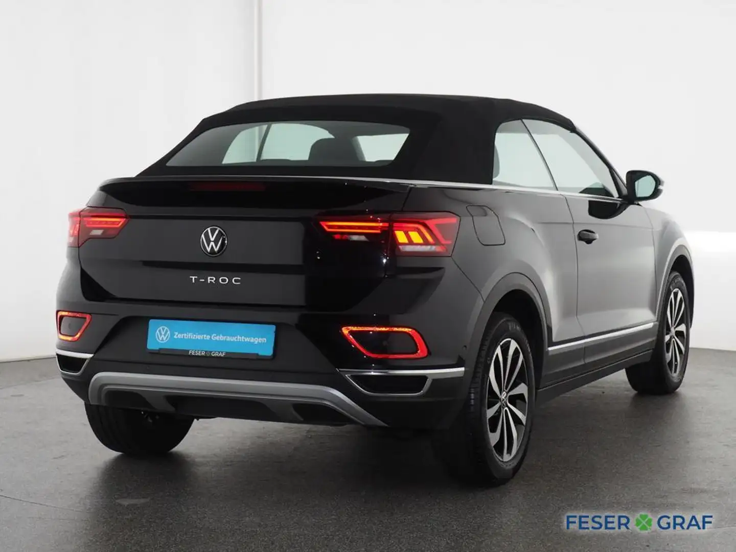 Volkswagen T-Roc Cabriolet Style 1.5 TSI DSG Park-Assist Schwarz - 2