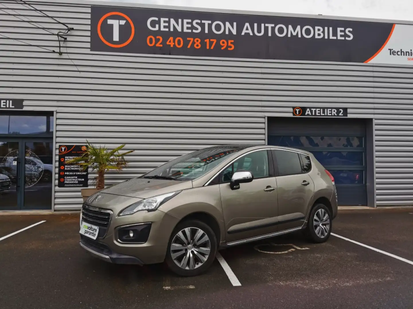 Peugeot 3008 2.0 BLUEHDI 150CH ALLURE Gris - 1