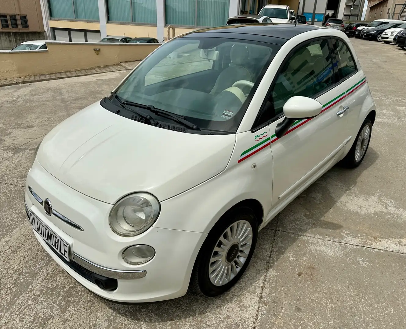 Fiat 500 1.3 Multijet 16V 75 CV Lounge Bianco - 2