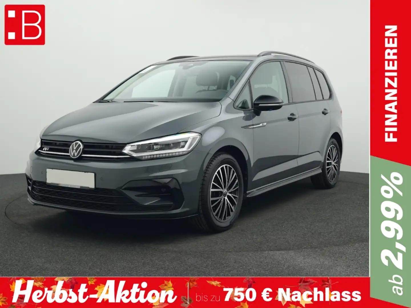 Volkswagen Touran 2.0 TDI DSG Highline R-Line BLACK-STYLE KAMERA NAV Grau - 1
