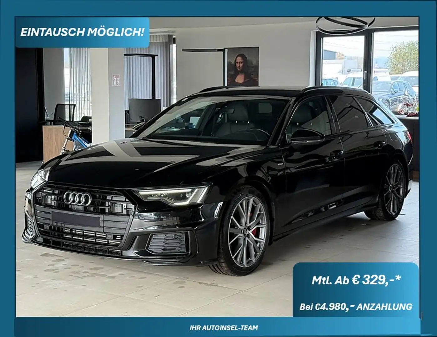Audi A6 55 TFSI e quattro sport Kamera+ACC+S-Line Schwarz - 1