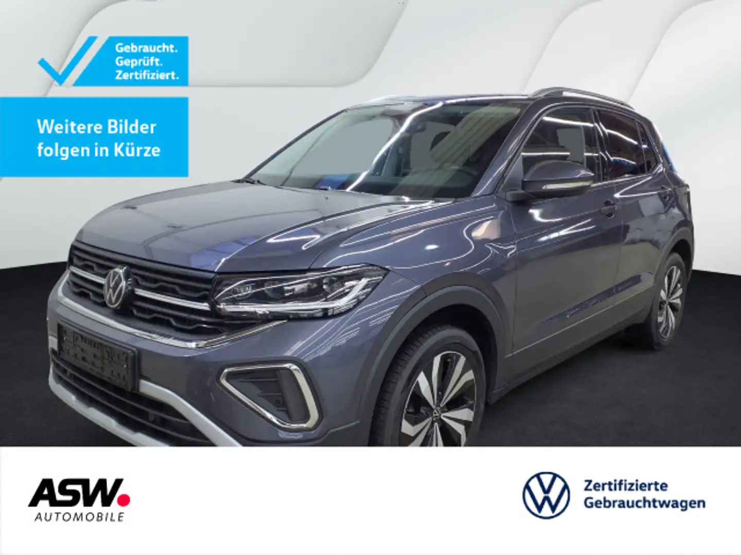 Volkswagen T-Cross Style 1.0TSI DSG LED Navi PDC SHZ Grau - 1