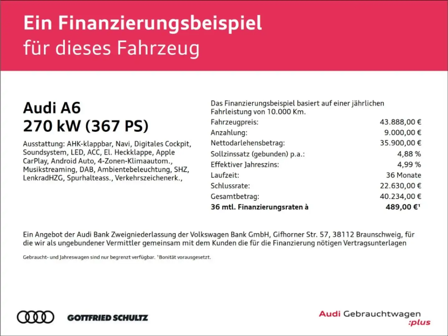 Audi A6 Avant sport 55 TFSI e quattro MATRIX AHK ACC Rot - 2