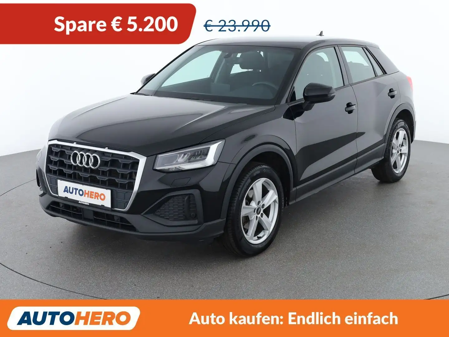 Audi Q2 30 TFSI Schwarz - 1