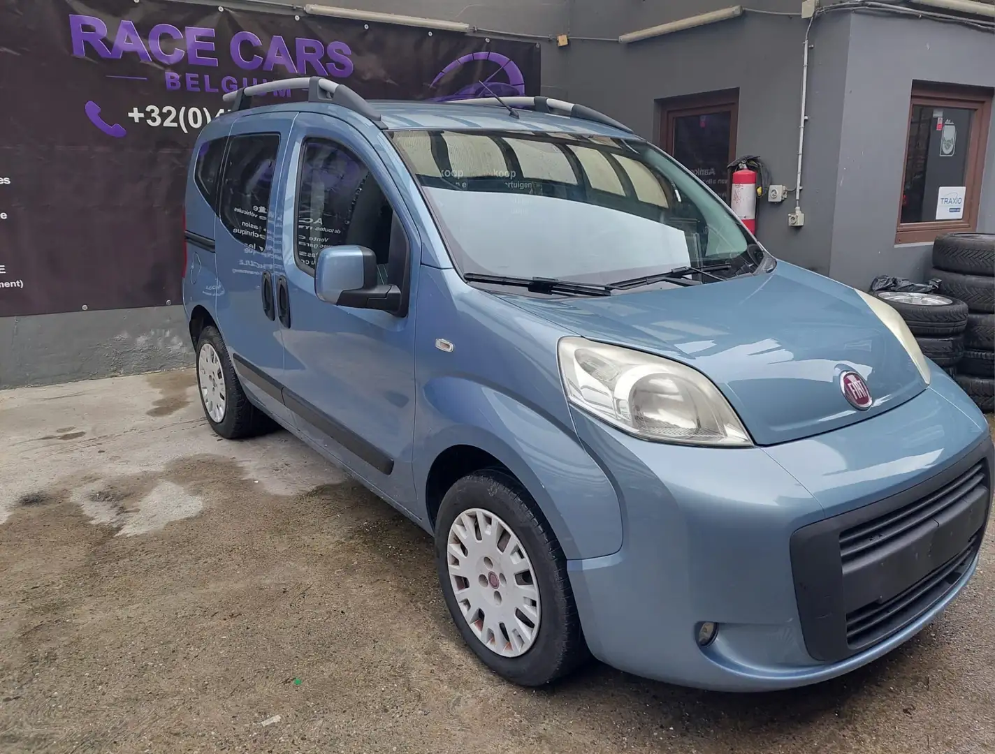 Fiat Qubo Qubo 1.4i Active/ AIRCO/ PORTES COULISSANTES Blau - 1