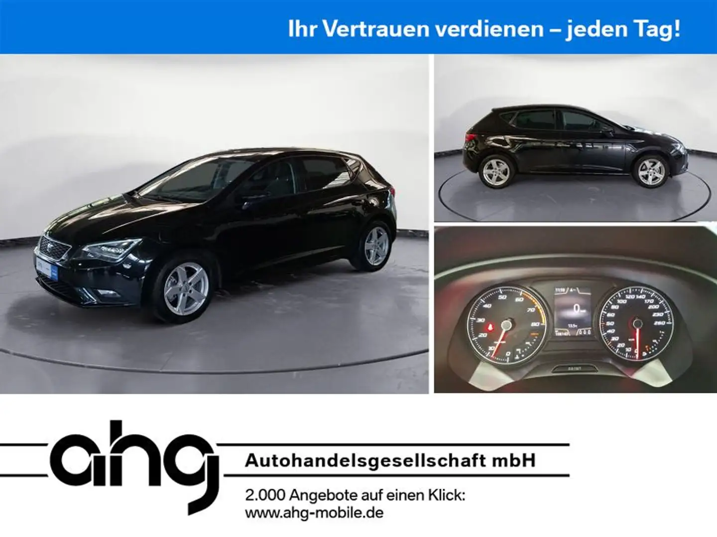 SEAT Leon 1.4 TSI Style Navi LED Sitzheizung PDC Schwarz - 1