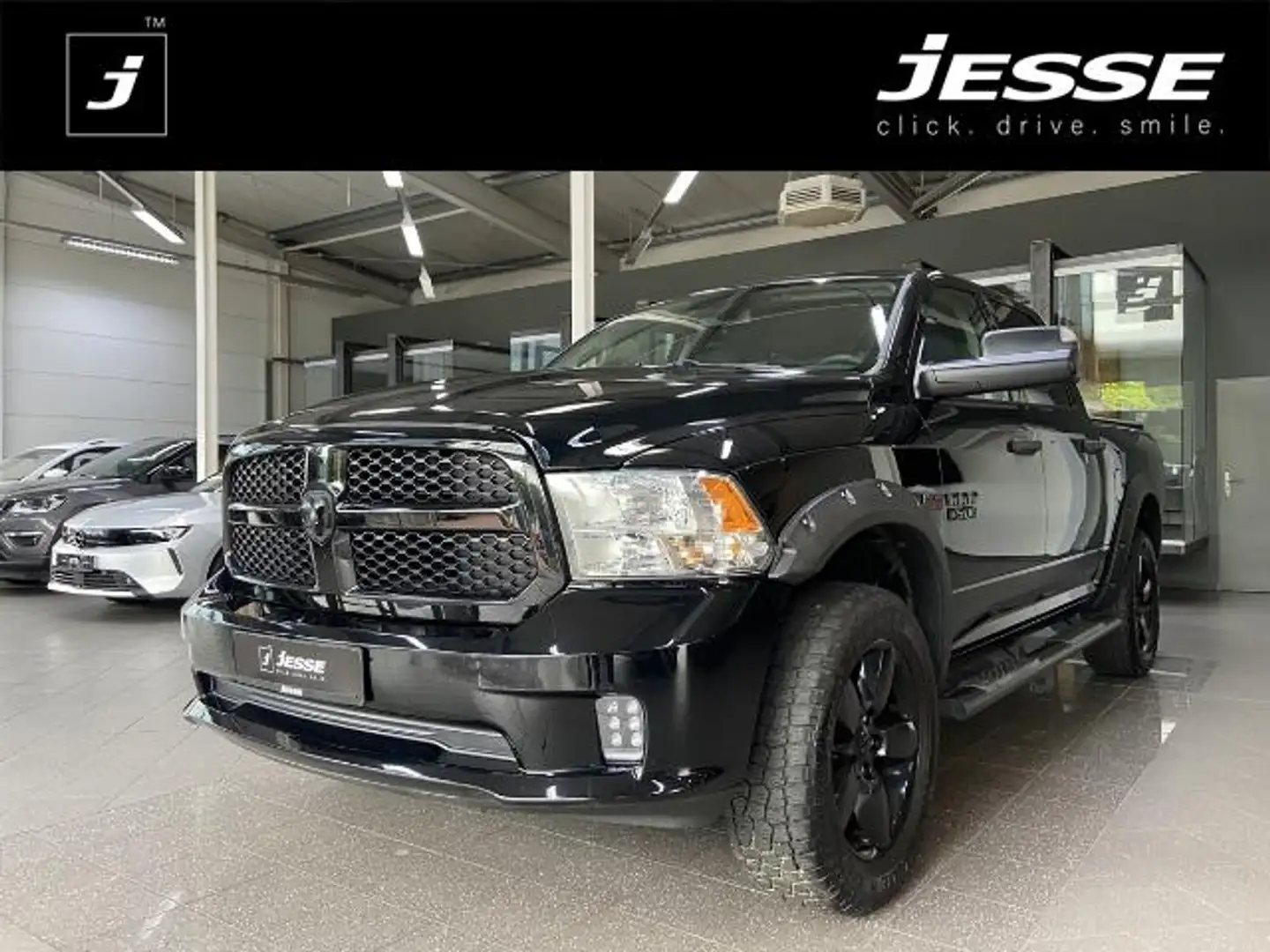 Dodge RAM 1500 st crew cab 4x4 GEWERBE Чорний - 1