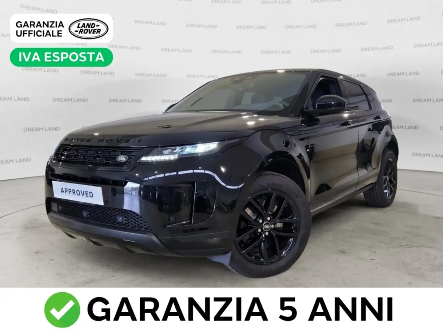 Land Rover Range Rover Evoque 2.0D I4 163 CV AWD Auto S PARI AL NUOVO Schwarz - 1