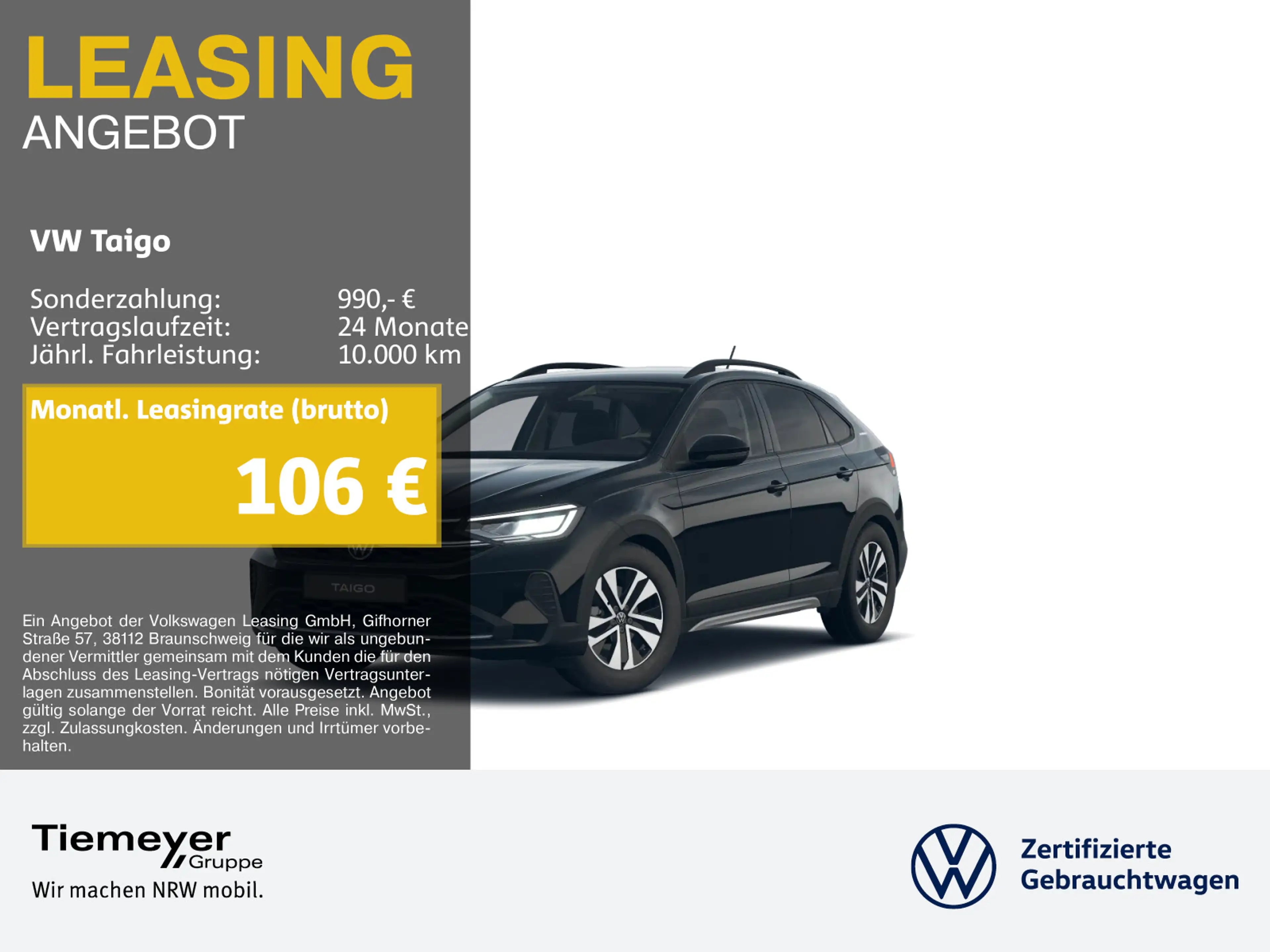 Volkswagen Taigo 1.0 TSI ENERGY LED NAVI SITZHZ