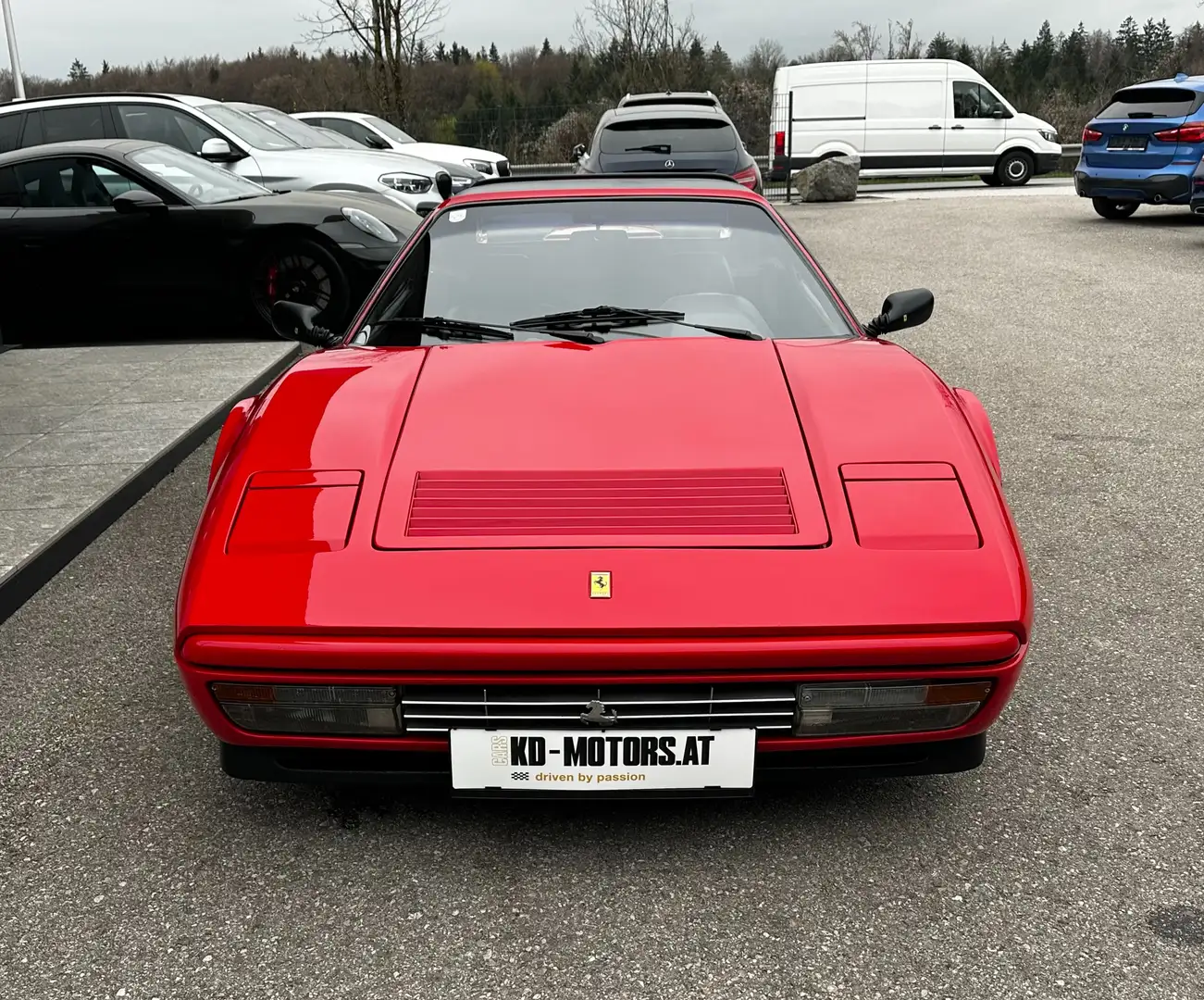 Ferrari 328 GTB/GTS Targa *Top Zustand*Serviceheft* Rot - 2
