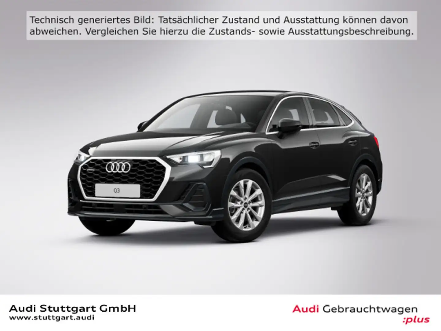 Audi Q3 40 TFSI quattro s-tronic Schwarz - 1