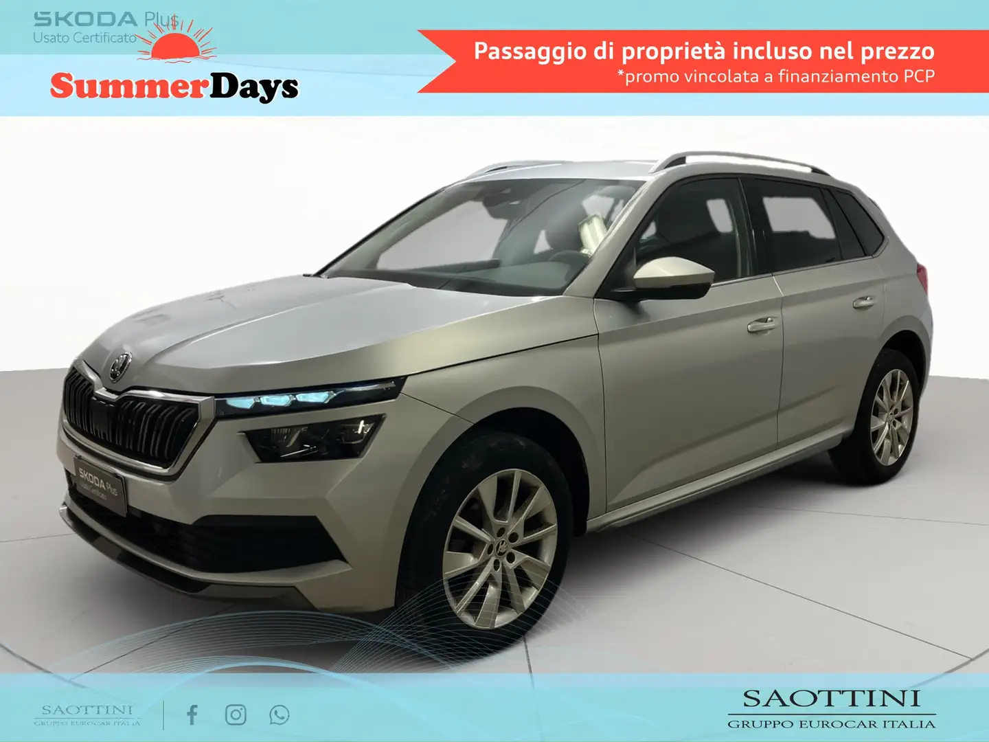 Skoda Kamiq 1.5 TSI Style 150 CV DSG Plateado - 1