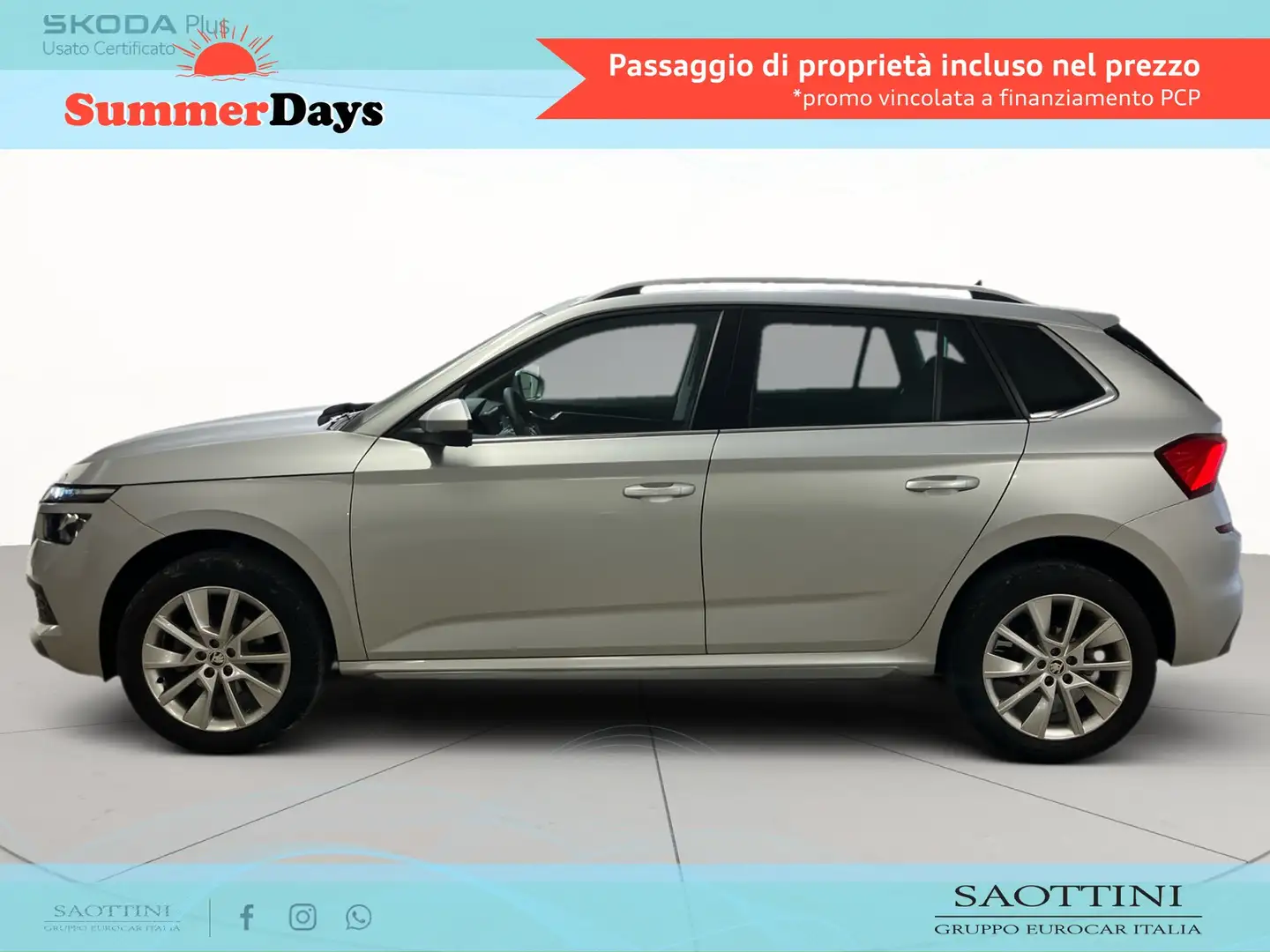 Skoda Kamiq 1.5 TSI Style 150 CV DSG Plateado - 2