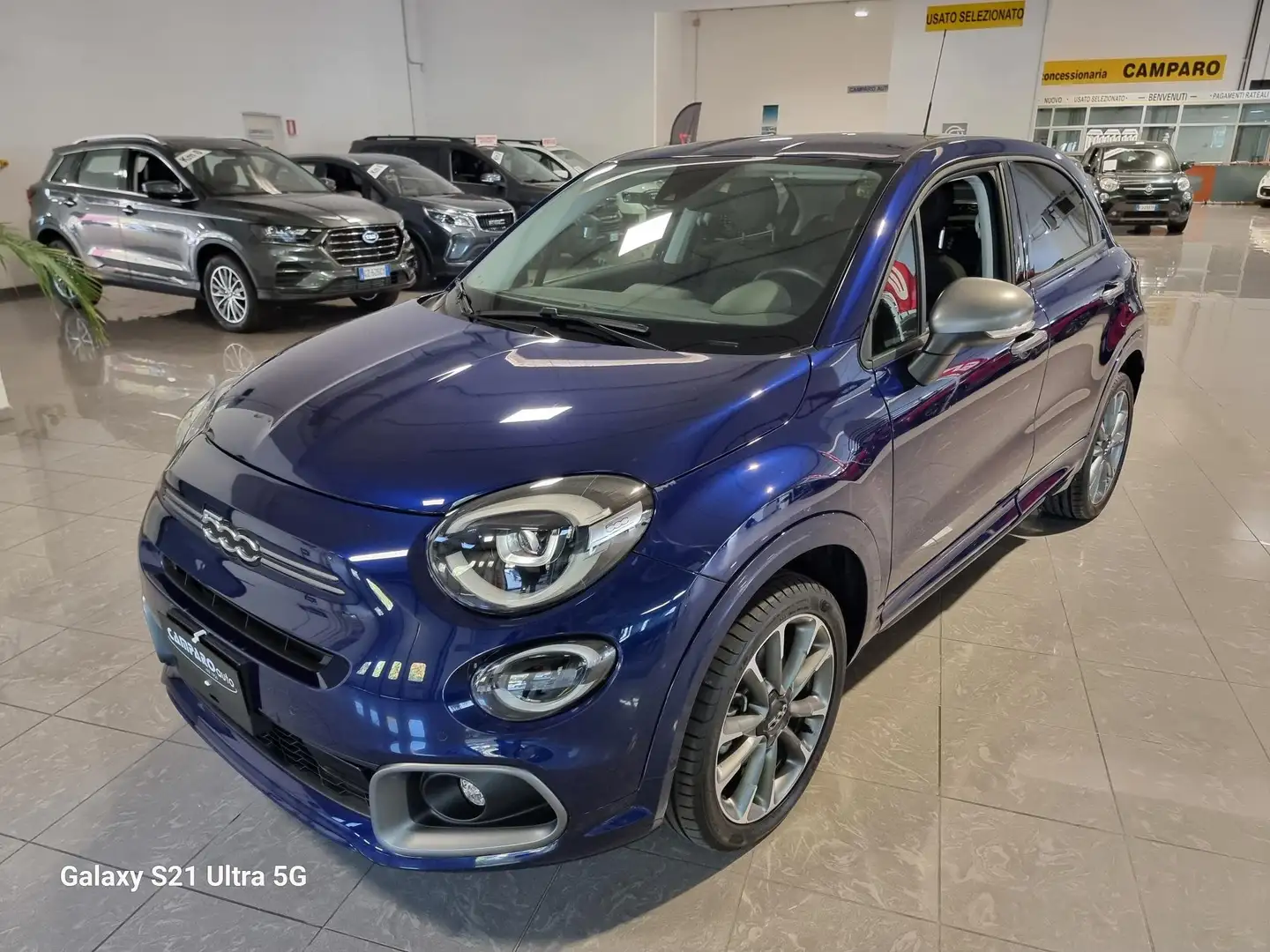 Fiat 500X 1.5 hybrid Sport 130c dct OK NEOPATENTATI KM 11000 Bleu - 1