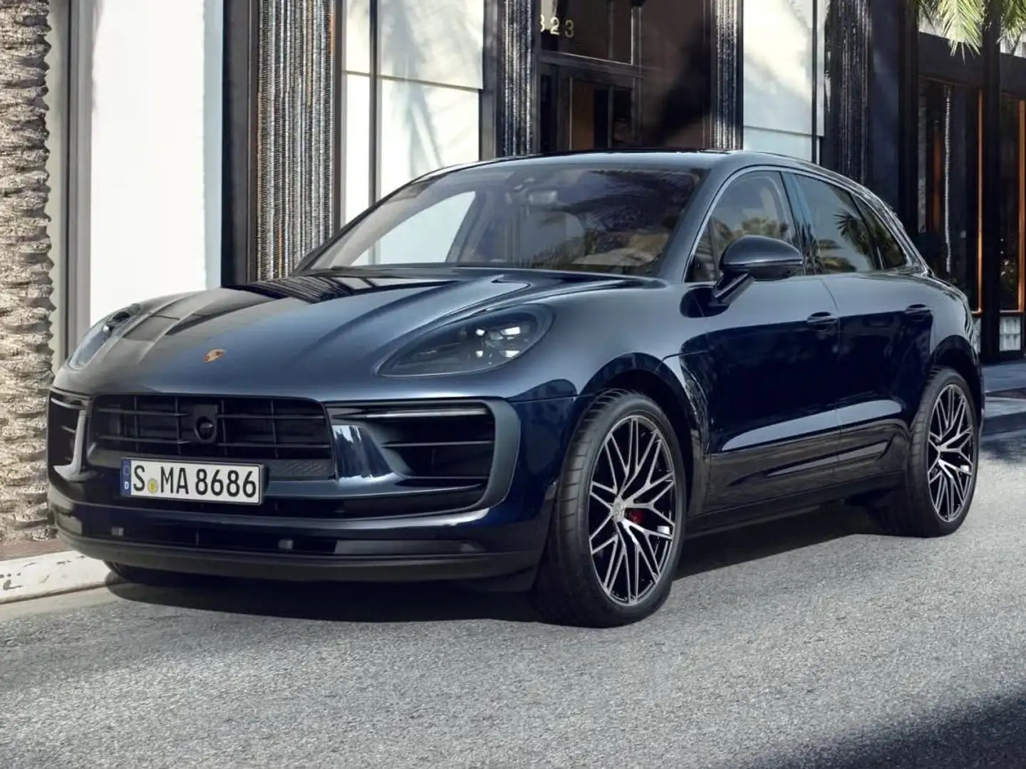 Porsche Macan Macan 2.9 S 380cv pdk Bleu - 1