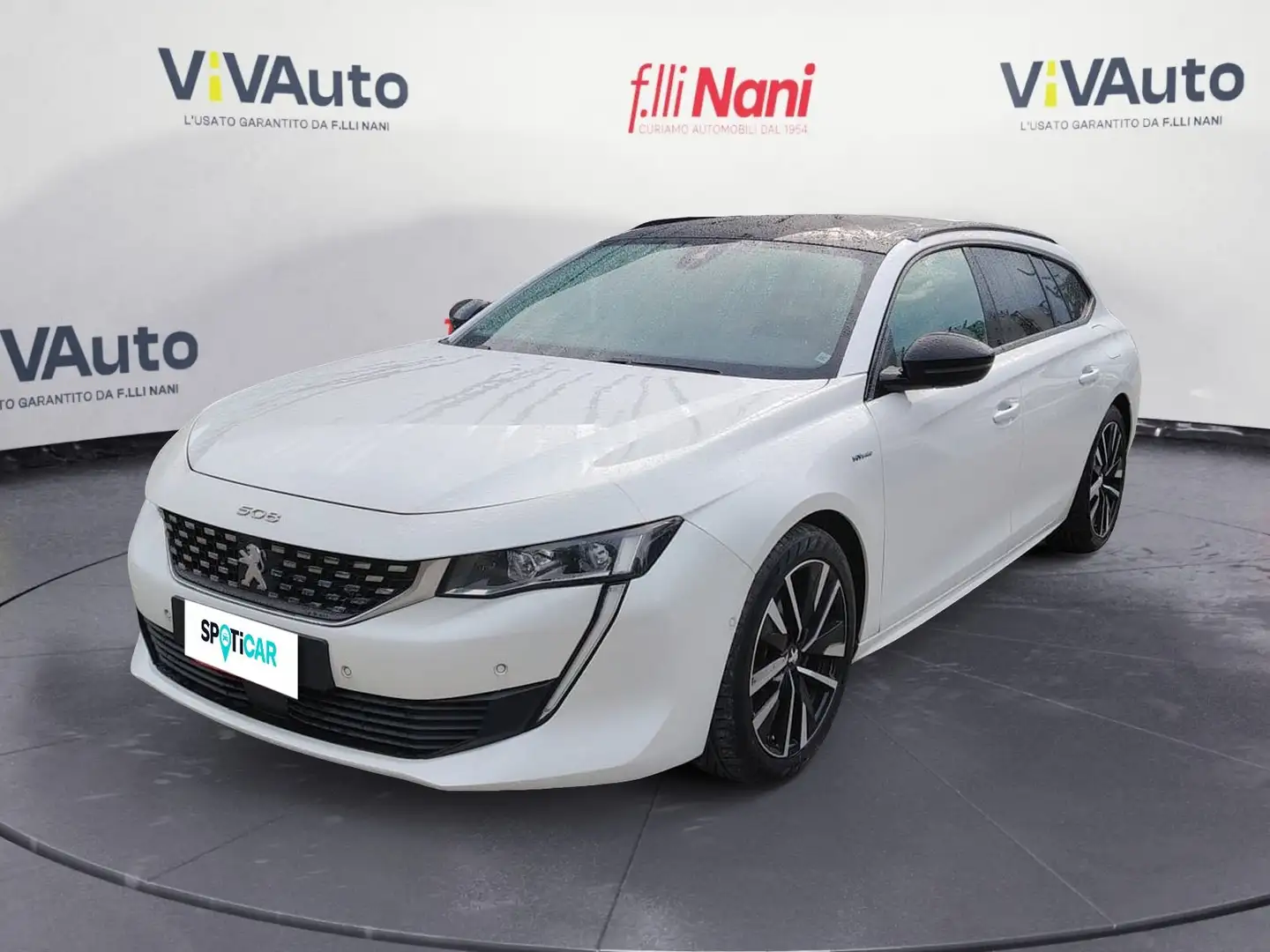 Peugeot 508 508 Plug-in Hybrid 225 e-EAT8 SW GT Line Blanc - 1