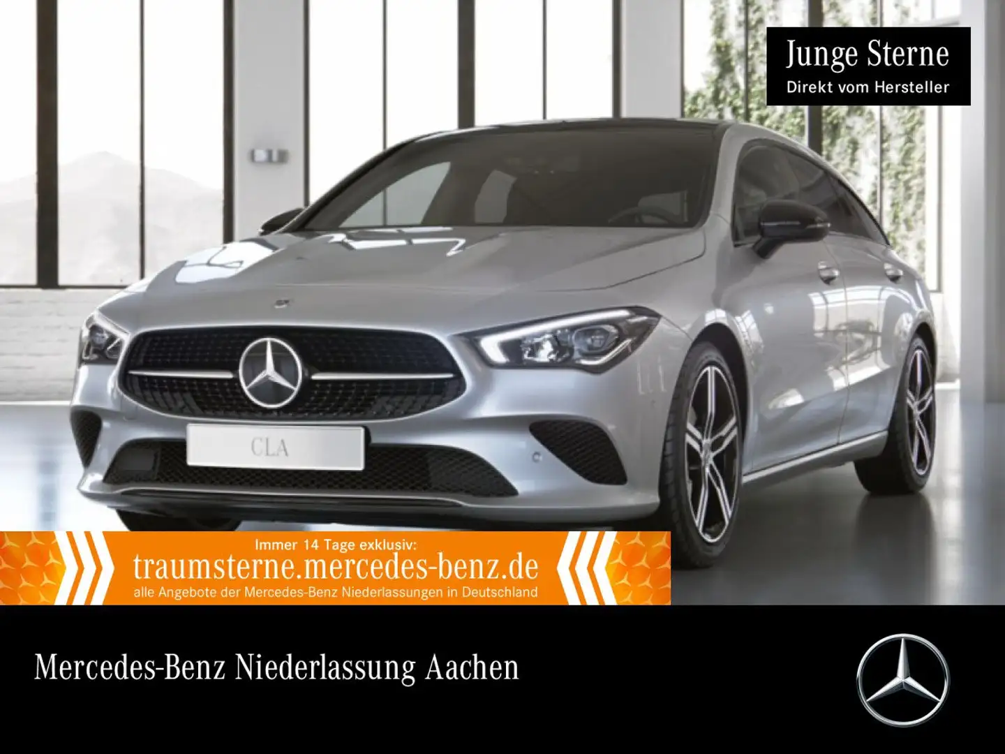 Mercedes-Benz CLA 200 d PROGRESSIVE+NIGHT+PANO+AHK+LED+KAMERA+8G Stříbrná - 1