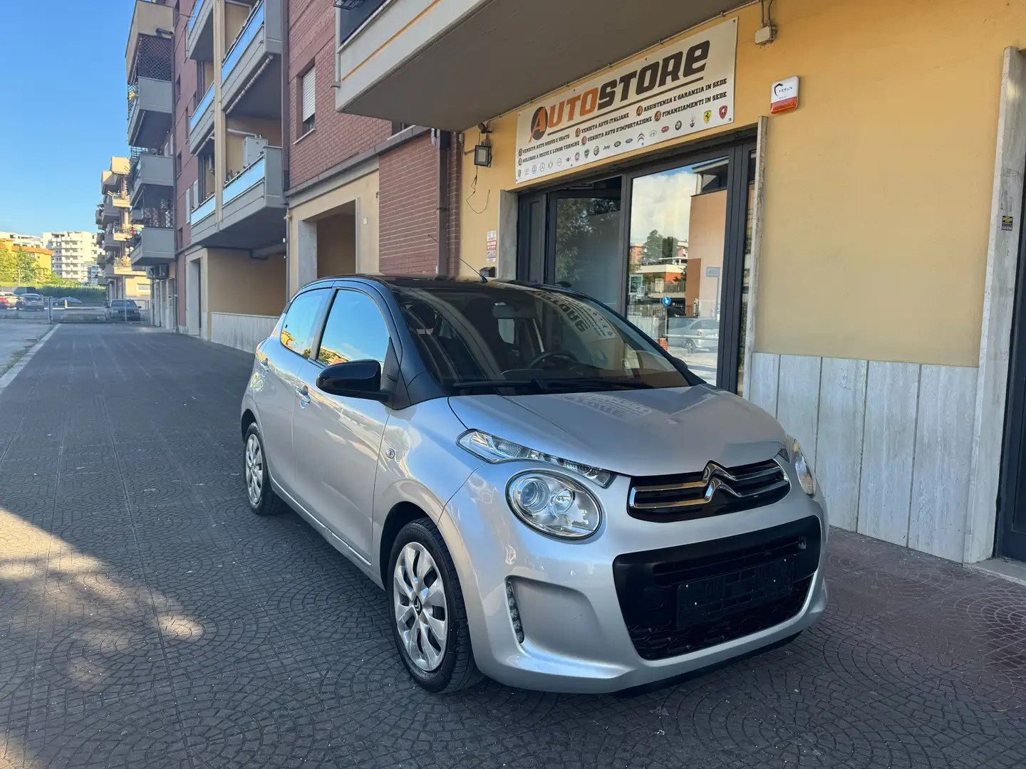 Citroen C1 5p 1.0Shine UFFICIALE CITROEN 1 PROPRIETARIO Zilver - 2