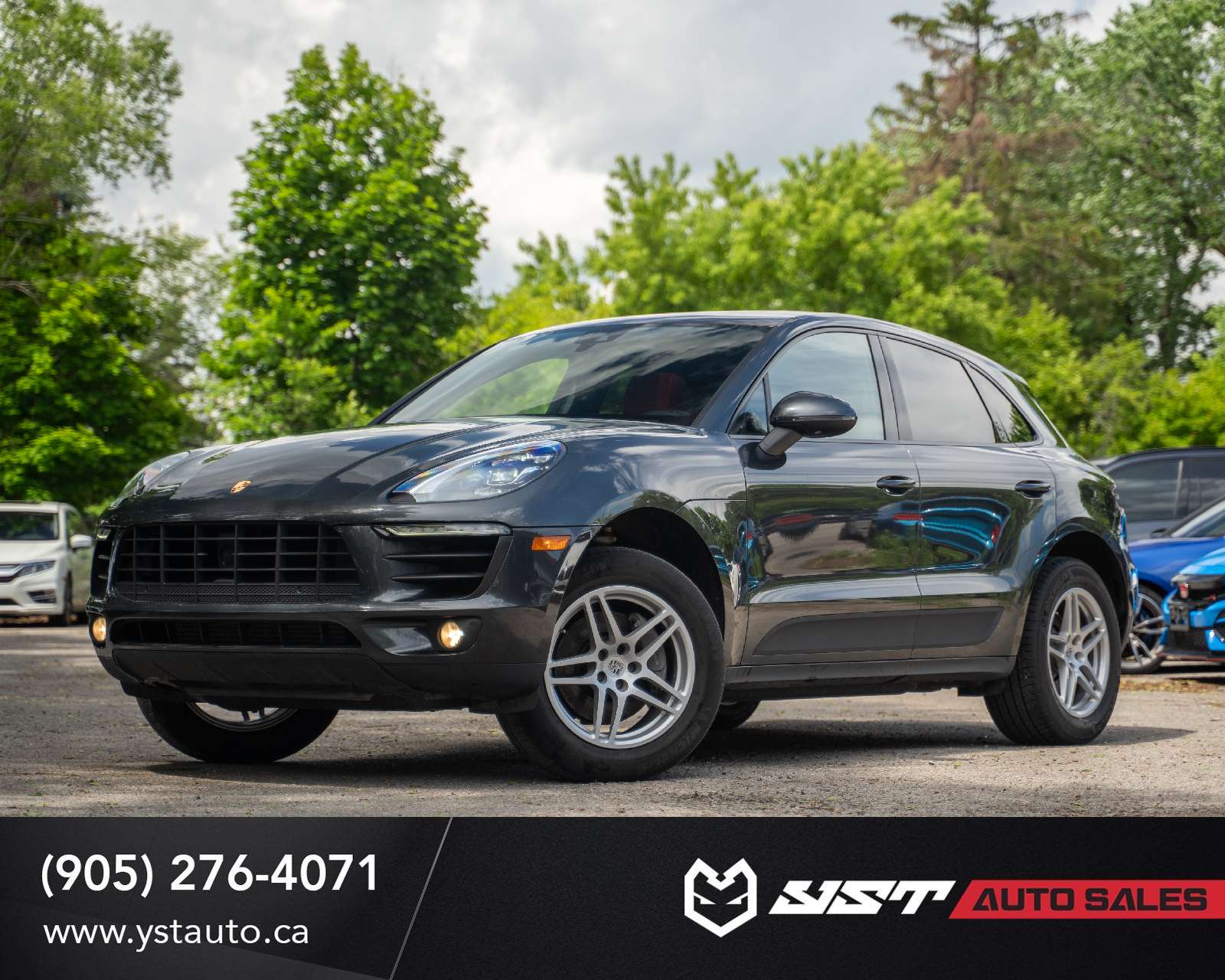 Black 2018 Porsche Macan AWD SUV / Crossover All-Wheel Drive Automatic