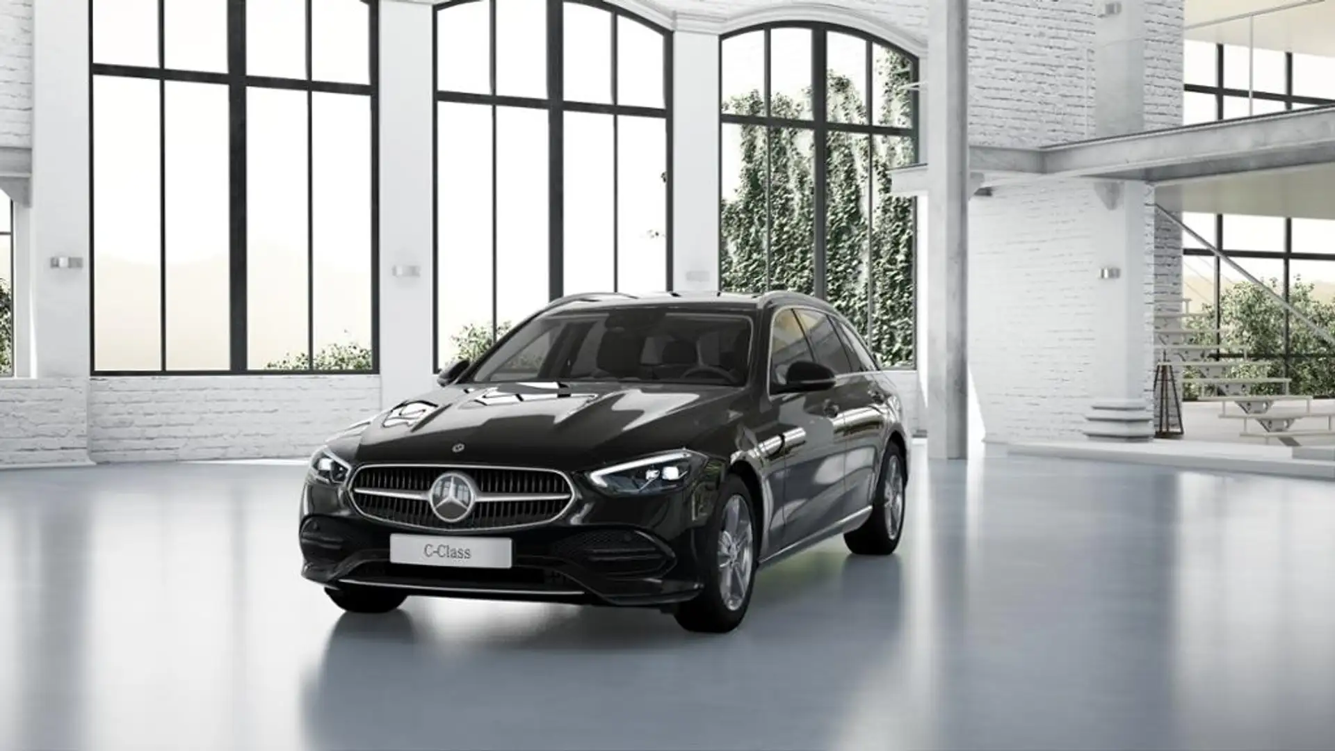 Mercedes-Benz C 300 e T Avantgarde Inter Fahrassitenz Pak AHK Zwart - 1