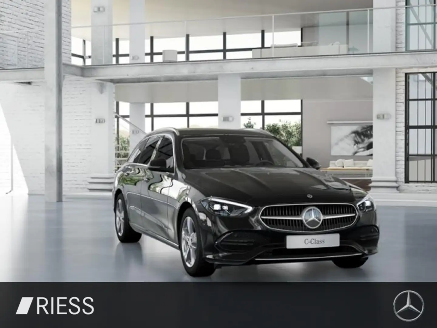 Mercedes-Benz C 300 e T Avantgarde Inter Fahrassitenz Pak AHK Zwart - 2