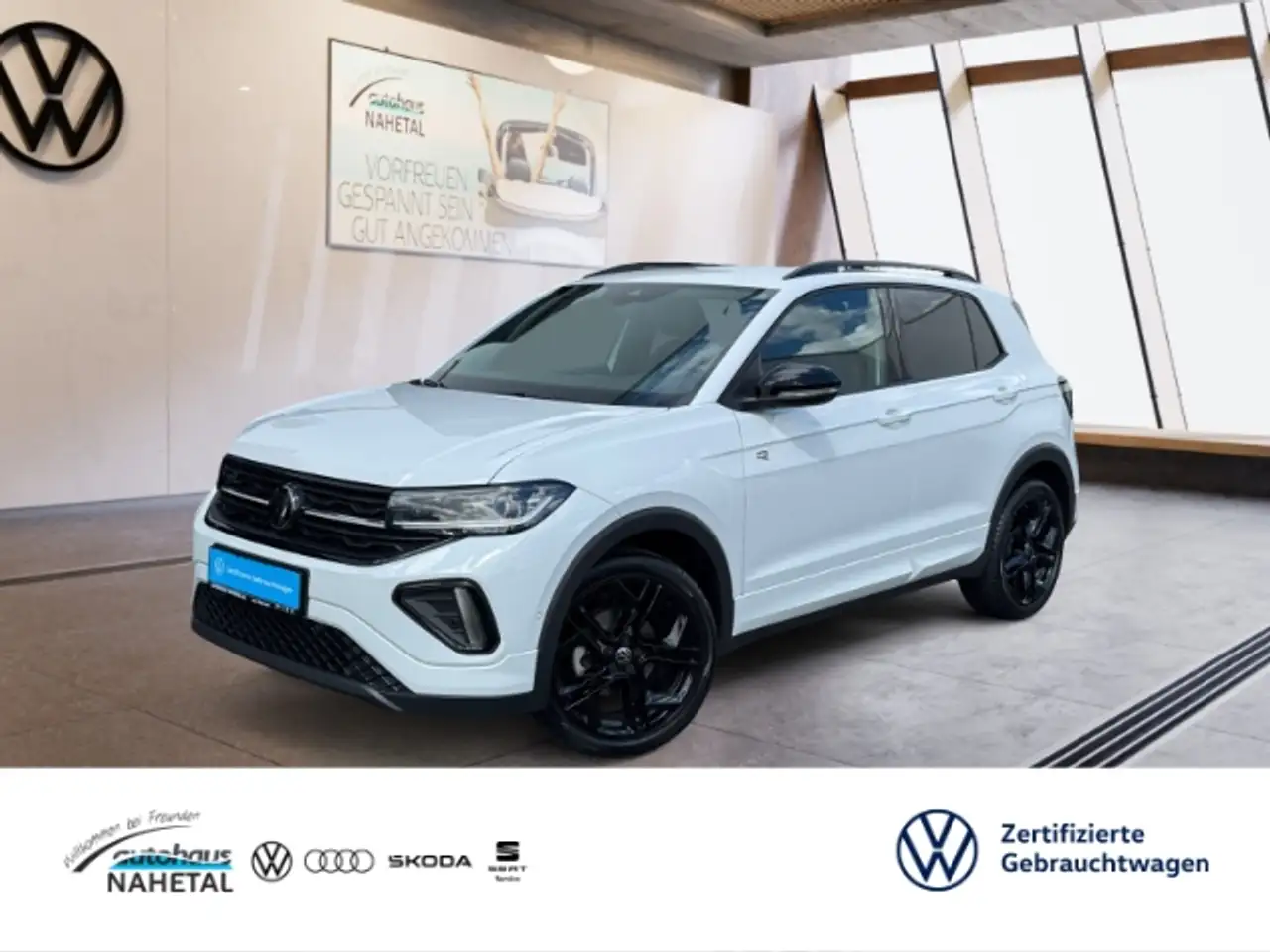 Volkswagen T-Cross 1.5TSI DSG R-LINE IQ-LIGHT NAVI AHK 18'' ACC 2Z-KL