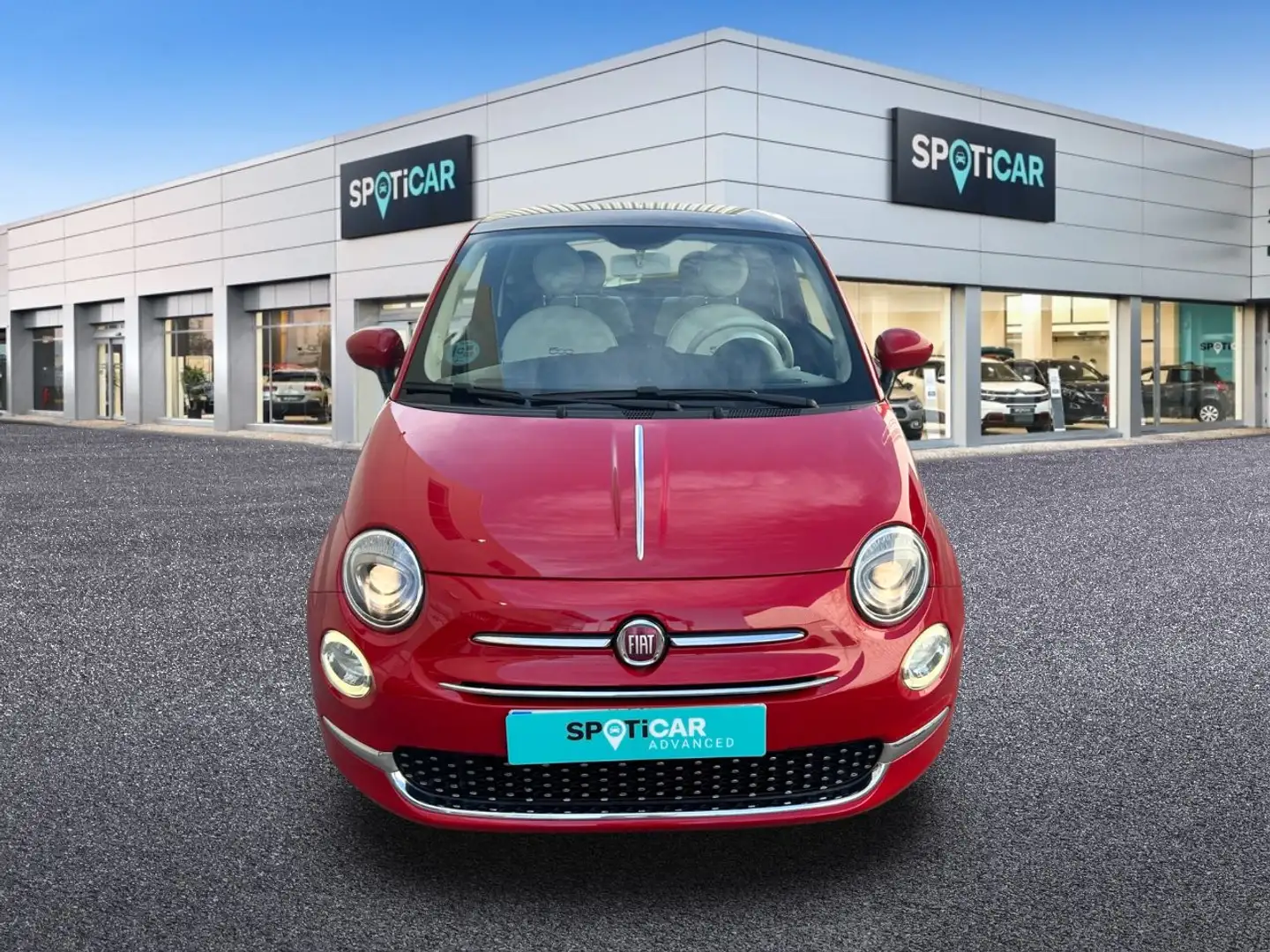 Fiat 500 1.2 Lounge Rojo - 2