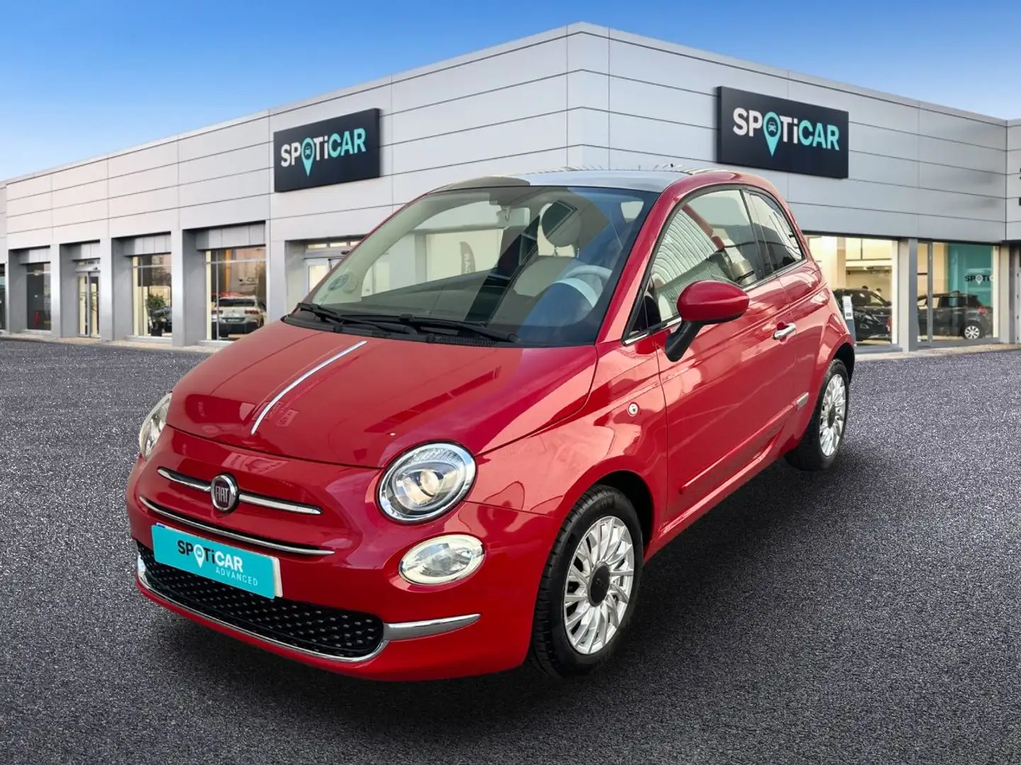 Fiat 500 1.2 Lounge Rojo - 1