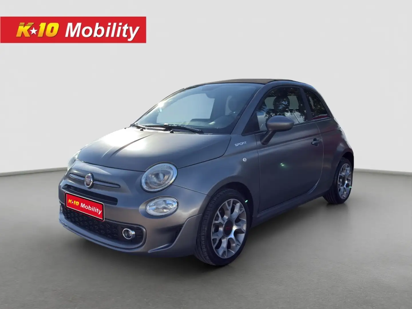 Fiat 500C 1.0 Hybrid Sport 52kW Gris - 1