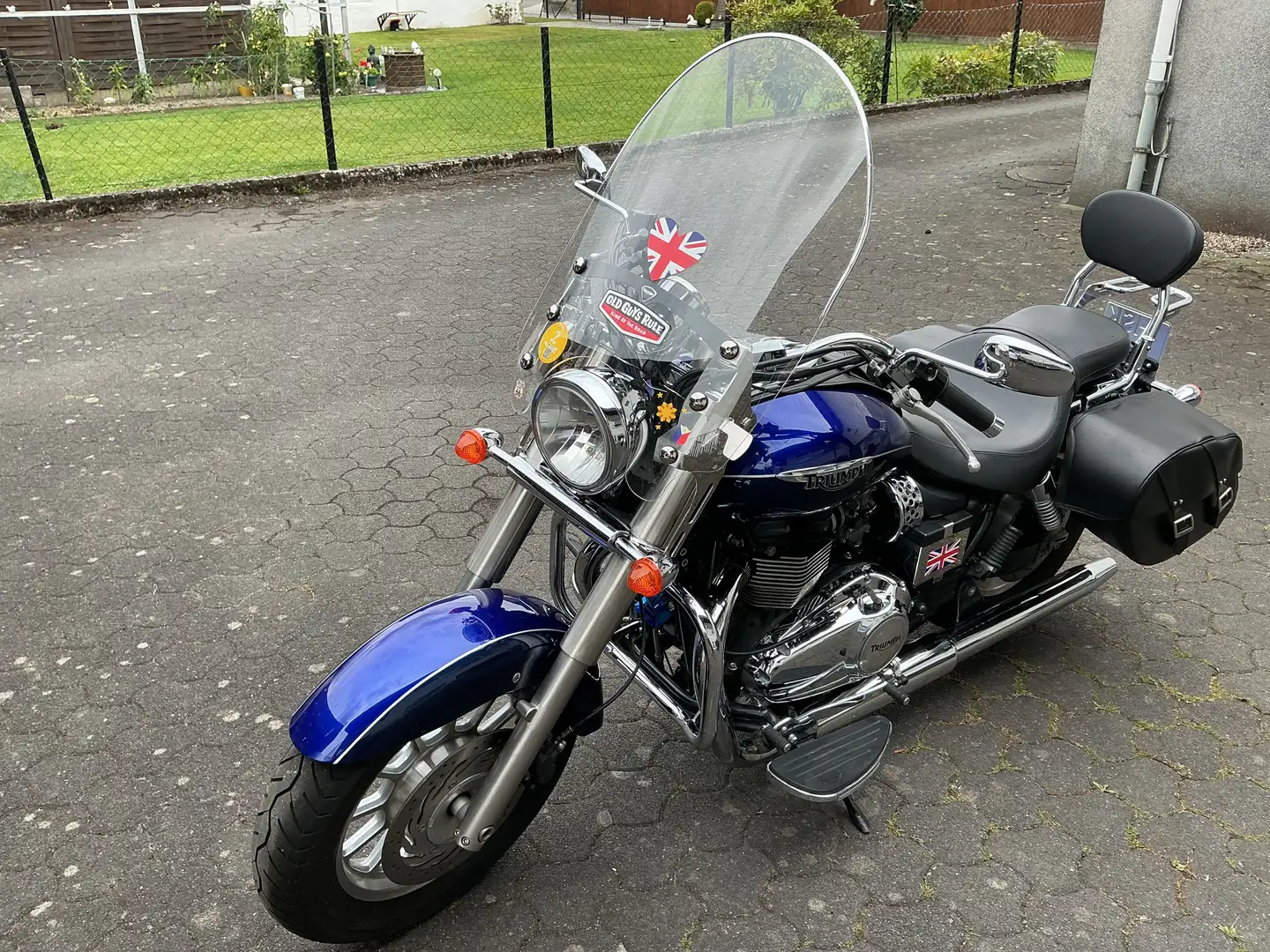 Triumph America LT Mit Riemenantrieb! Blauw - 2