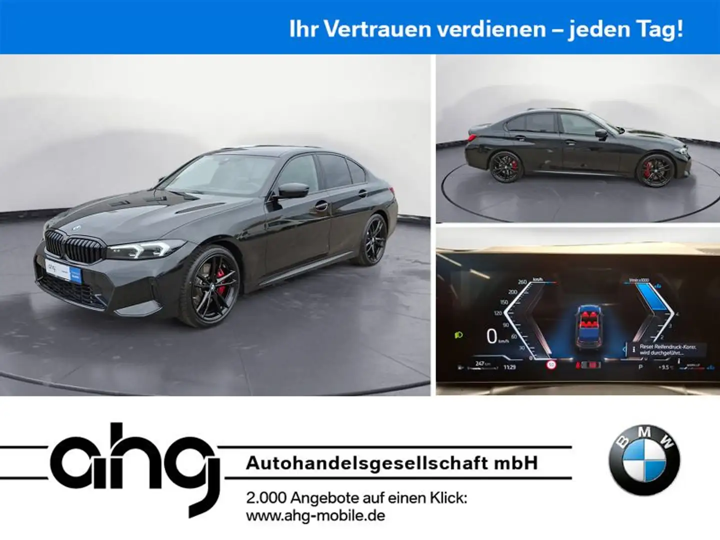 BMW 318 i Automatik M Sportpaket Pro 19' Comfort Pake Schwarz - 1