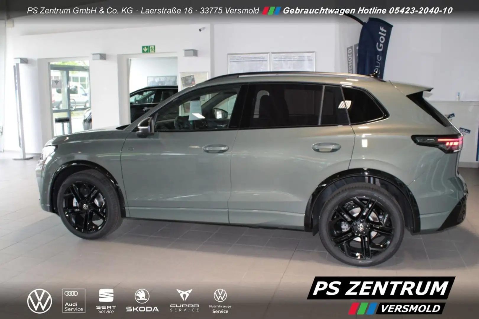 Volkswagen Tiguan R-Line 2.0 TDI HD Matrix Bluetooth Navi LED Grün - 2