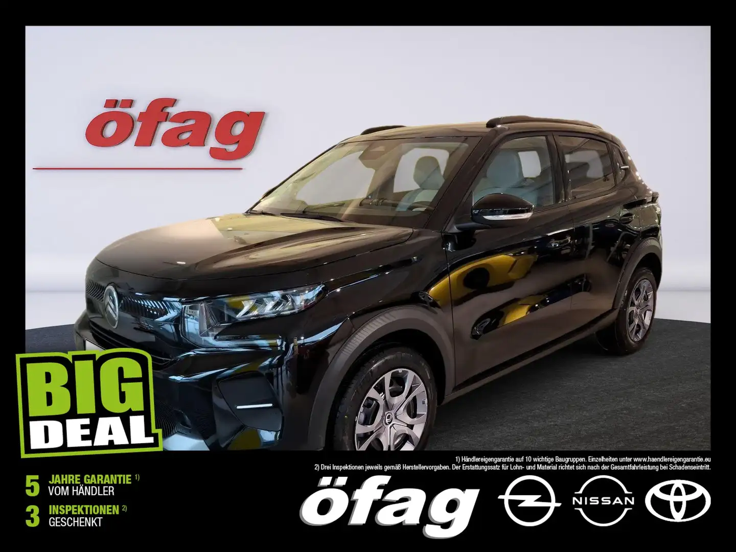 Citroen C3 Turbo 100 S&ampS 6-Gang-Manuell Max LED+Navi Schwarz - 1