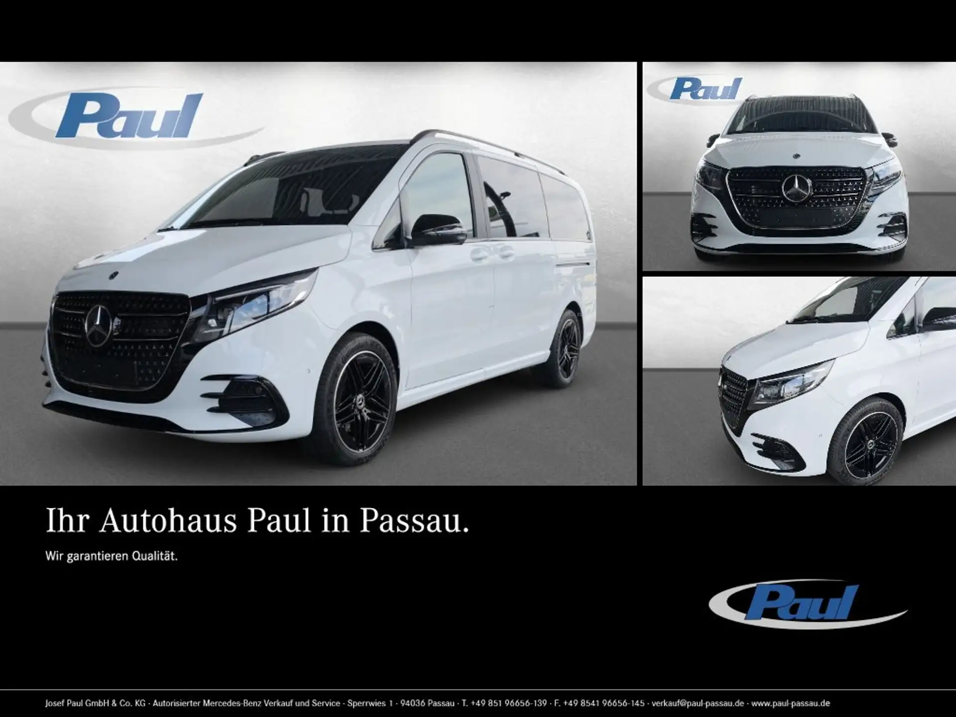 벤츠 Mercedes-Benz V-Class V 300 2025 화이트 사진 1