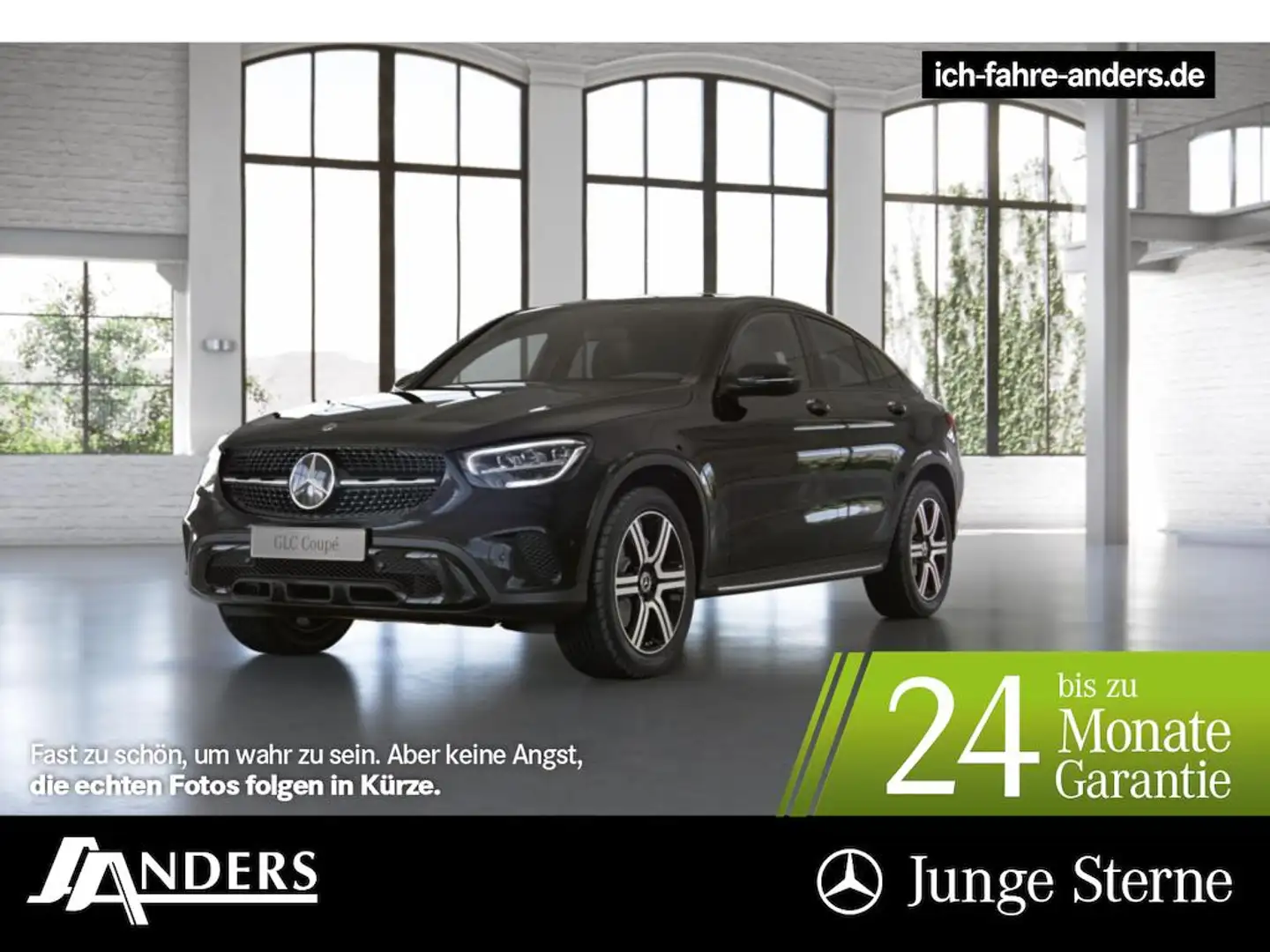 Mercedes-Benz GLC 220 d 4M Coupé Night+MBUX+LED+Kam+EASY-P+AHK Schwarz - 1