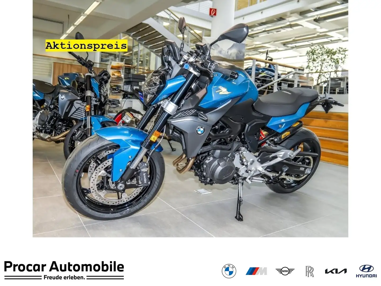BMW F 900 R Paket+Navihalter+Endurancekette Blau - 1