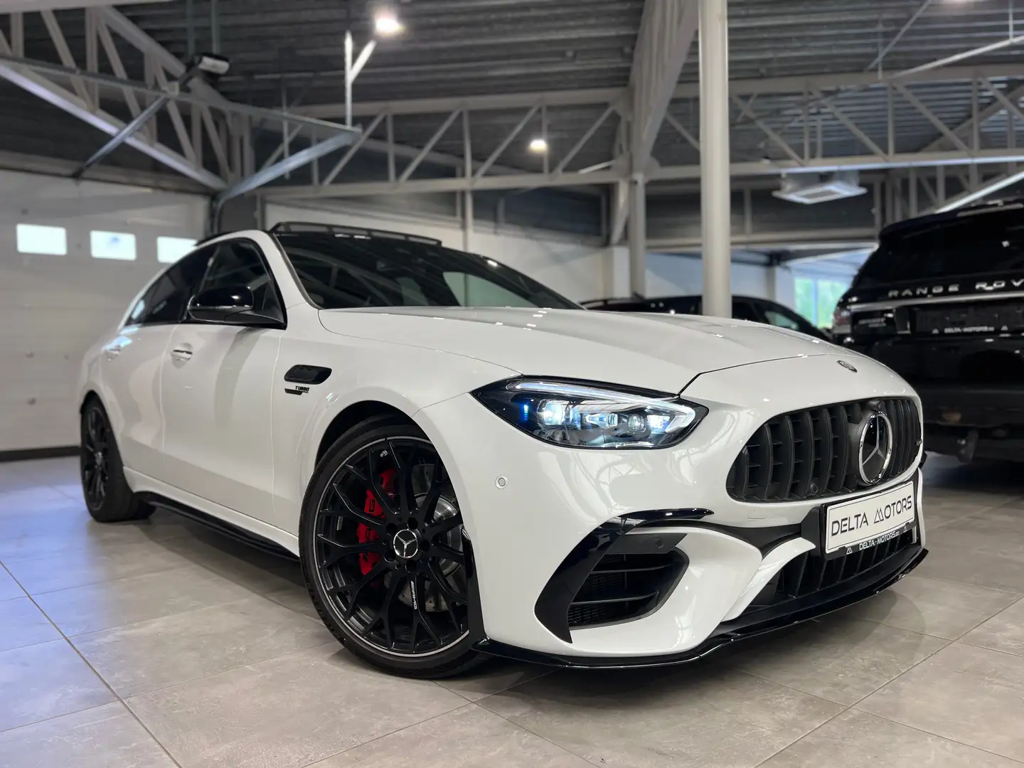 Mercedes-Benz C 63 AMG S E Performance * Pano * Burmeister * 360 * FULL Biały - 1