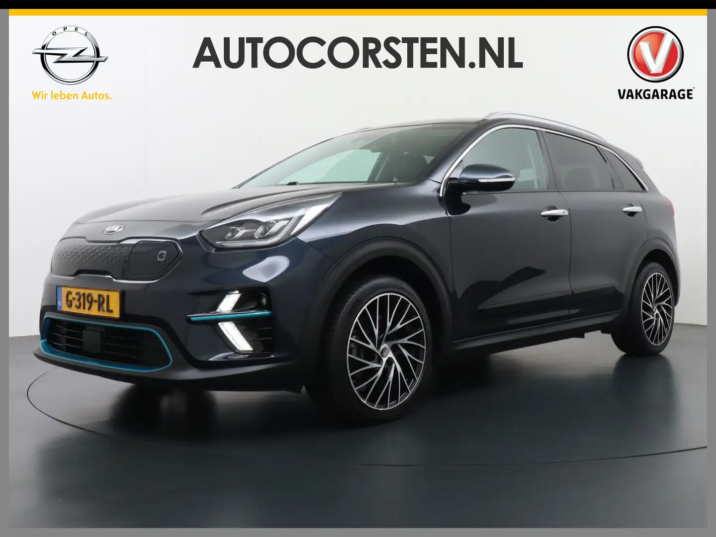 Kia e-Niro 64kWh Leder Camera Adaptieve ExecutiveLine Apple C Blauw - 1