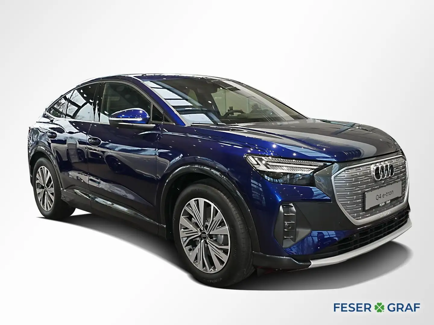 Audi Q4 e-tron Sportback 50 qu. Matrix Pano SONOS Blau - 2