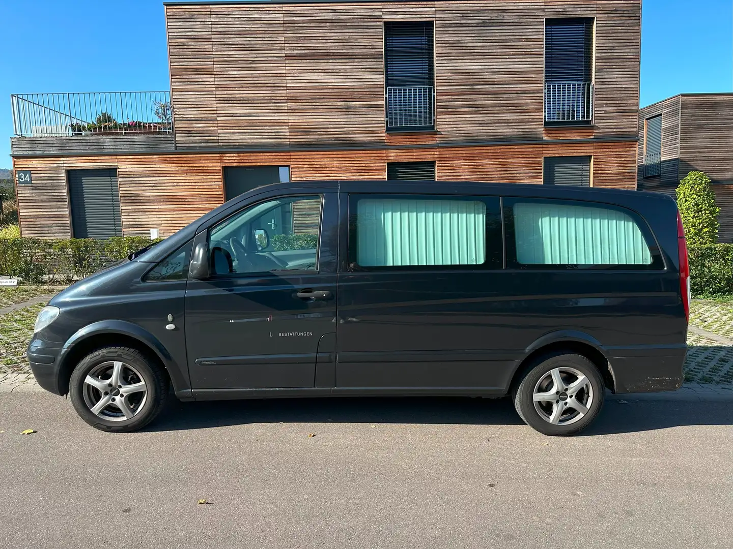 Mercedes-Benz Vito 111Kuhlmann Cars Bestattungswagen/Leichenwagen Noir - 2