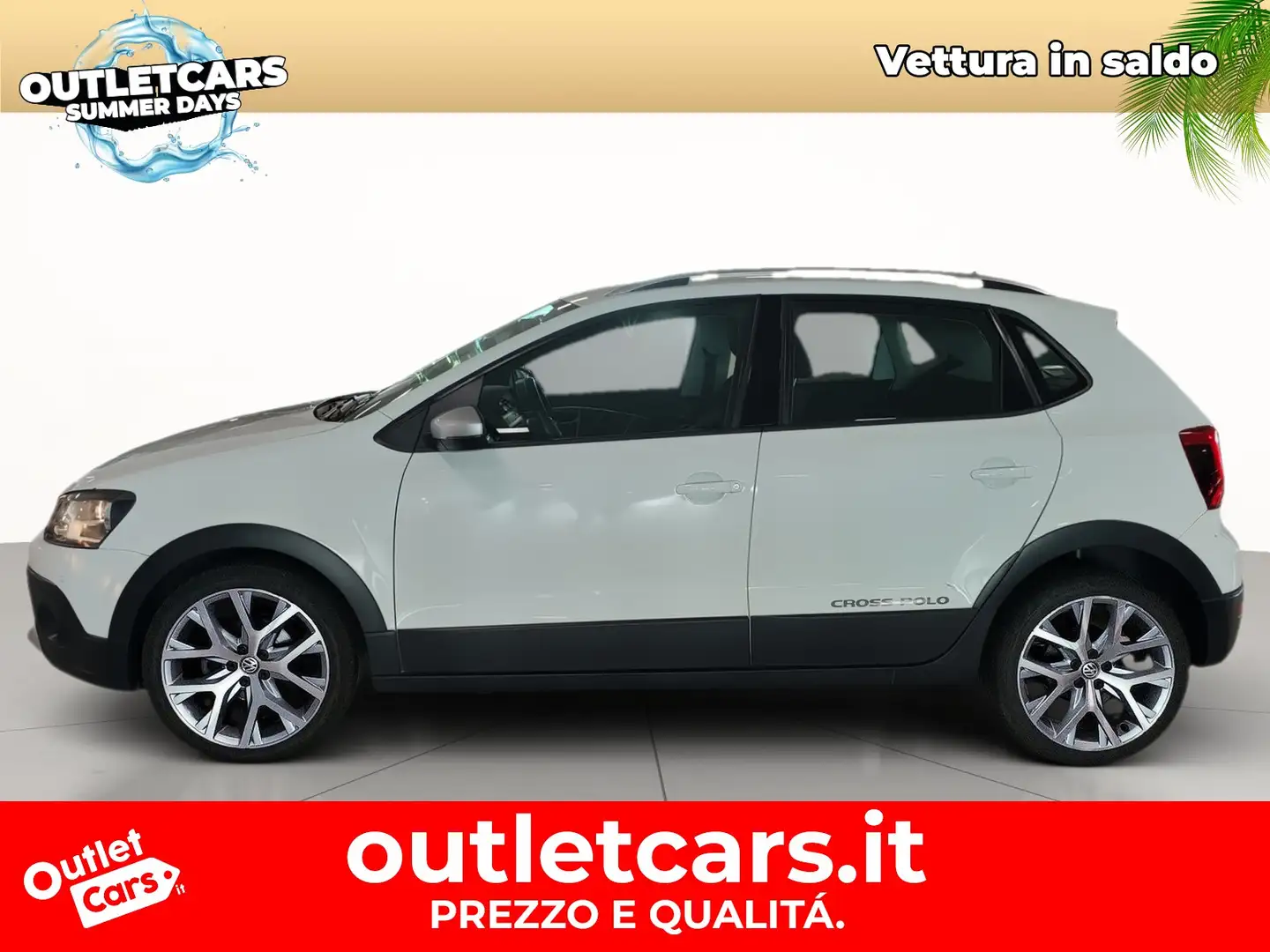Volkswagen Polo Cross 5p 1.2 tsi bm cross dsg Alb - 2
